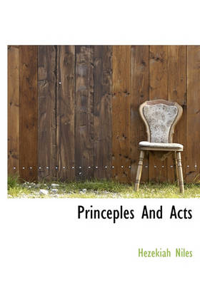 Book cover for Princeples and Acts