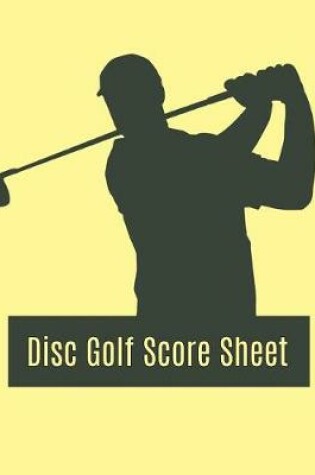 Cover of Disc Golf Score Sheet