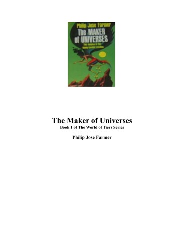 Book cover for Maker of Universe