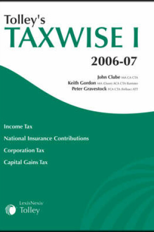 Cover of Tolley's Taxwise I