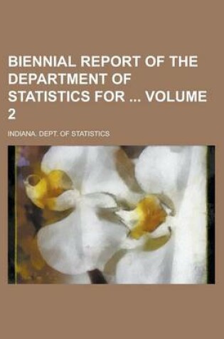 Cover of Biennial Report of the Department of Statistics for Volume 2