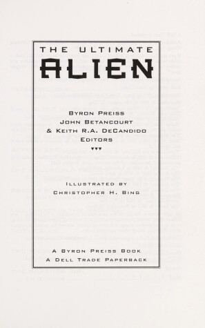 Book cover for The Ultimate Alien