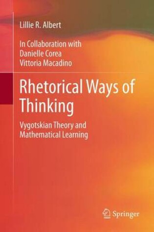 Cover of Rhetorical Ways of Thinking