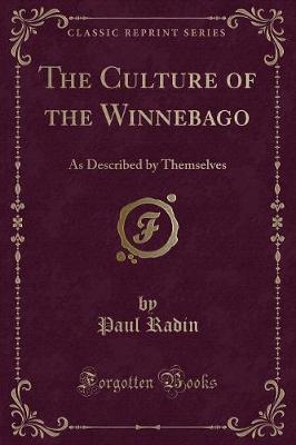 Book cover for The Culture of the Winnebago