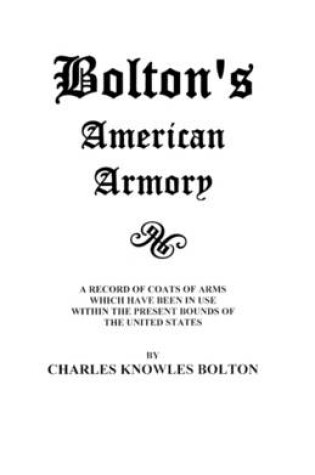 Cover of Bolton's American Armory