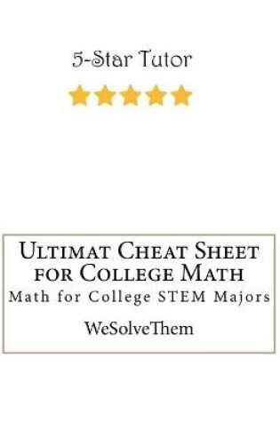 Cover of Ultimat Cheat Sheet for College Math