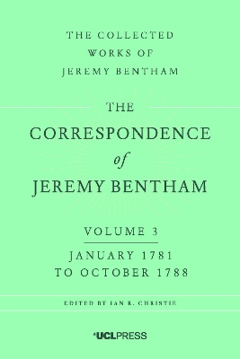 Book cover for The Correspondence of Jeremy Bentham, Volume 3