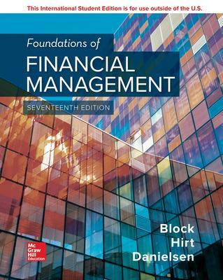 Book cover for ISE Foundations of Financial Management