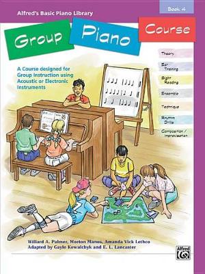 Cover of Alfred's Basic Group Piano Course, Book 4