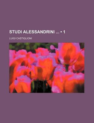 Book cover for Studi Alessandrini (1)