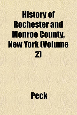 Book cover for History of Rochester and Monroe County, New York (Volume 2)