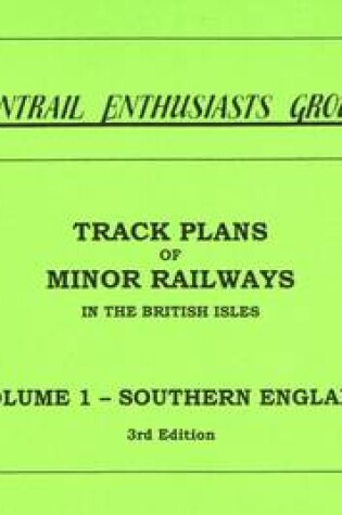 Cover of Track Plans of Minor Railways in British Isles