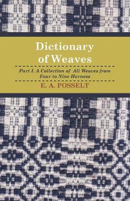 Book cover for Dictionary Of Weaves - Part I.