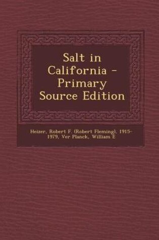 Cover of Salt in California