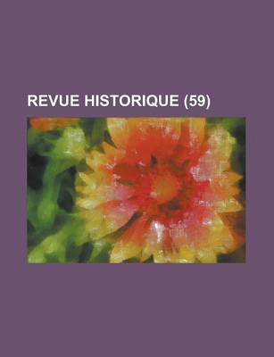 Book cover for Revue Historique (59)