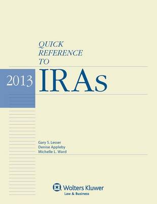 Book cover for Quick Reference to Iras, 2013 Edition