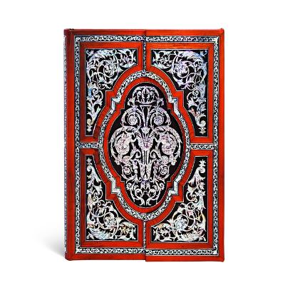 Book cover for Mother-of-Pearl (Exotic Marquetry) Mini Lined Hardcover Journal (Wrap Closure)