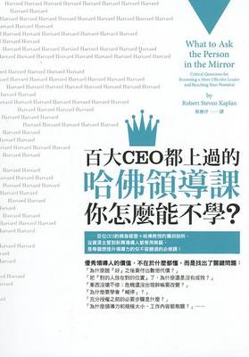 Book cover for What to Ask the Person in the Mirror
