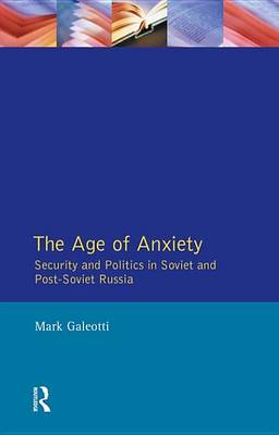 Book cover for Age of Anxiety, The