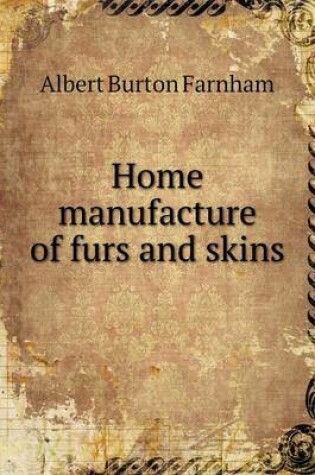 Cover of Home manufacture of furs and skins