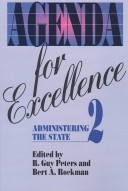 Book cover for Agenda for Excellence