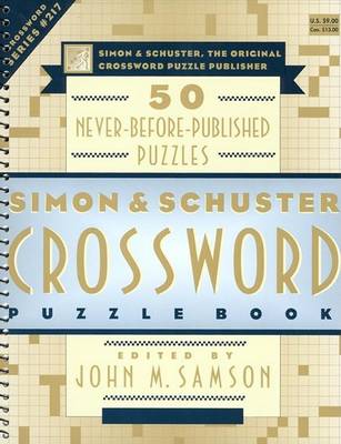 Book cover for Simon & Schuster Crossword Puz