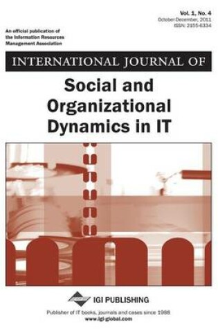 Cover of International Journal of Social and Organizational Dynamics in It