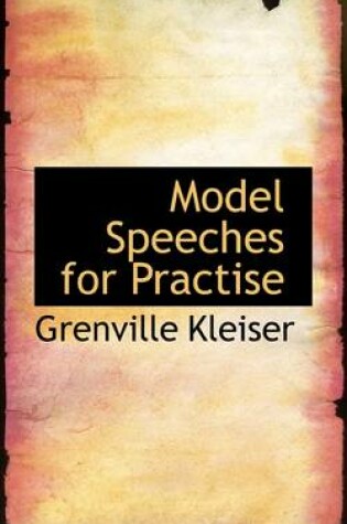 Cover of Model Speeches for Practise