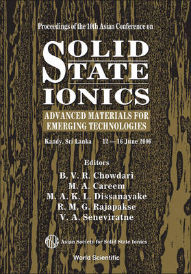 Book cover for Proceedings of the 10th Asian Conference on Solid State Ionics