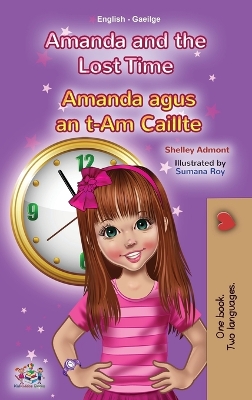Book cover for Amanda and the Lost Time (English Irish Bilingual Book for Children)